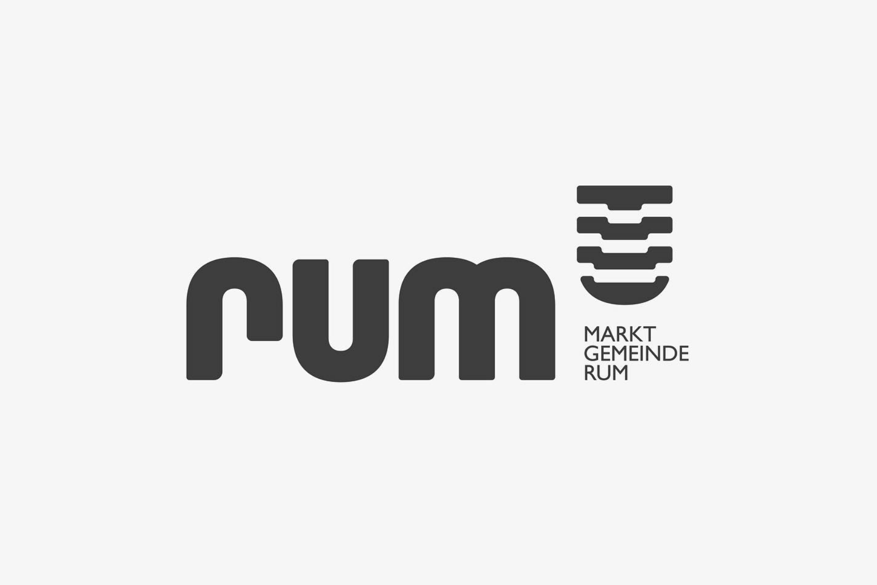 Redesign des Logos der Marktgemeine Rum mit Wappen.